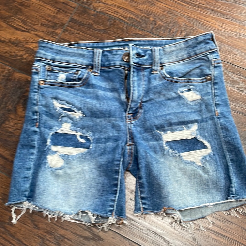 Women’s American Eagle NE(X)T Level Stretch MIDI Jean Shorts